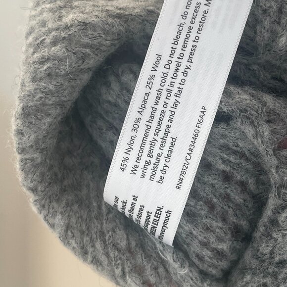 Eileen Fisher Colorblock Alpaca Blend Sweater | Oversized Boxy Size Medium - Picture 6 of 7